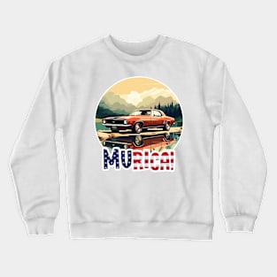 MURICA - Classic Cars ii Crewneck Sweatshirt